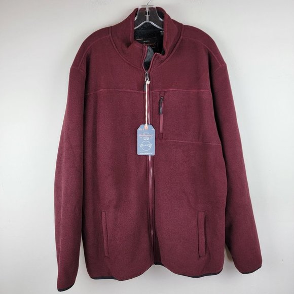 Weatherproof Vintage Full Zip Front Pockets Fleece Lined Long Sleeves Jacket XL